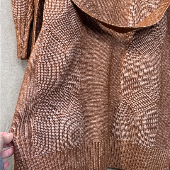 Nine West Sweater Brown Cardigan w/ Belt Long Length Wool Blend in Size M  NWT - Picture 11 of 15